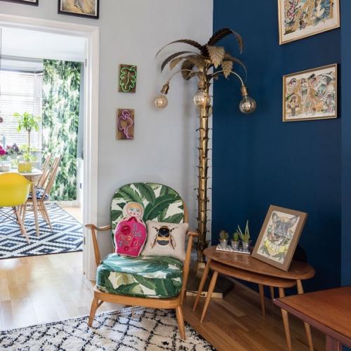 Шагните внутрь этого заполненного личностью трехкомнатного дома в Ноттингемшире. 01