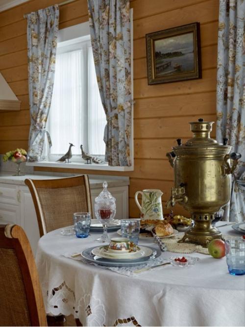 Подмосковная дача в духе русской усадьбы. 02