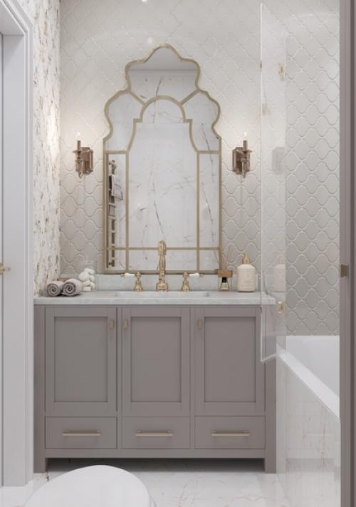 В работе, как всегда, объекты в разных стилях. 04