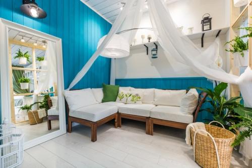 Пример обустройства гостиной - спальни из тв - программы Школа Ремонта. 08