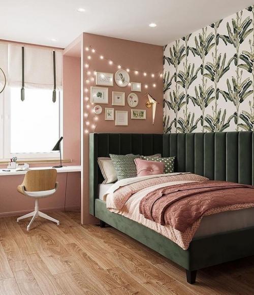 Даже в детской комнате возможно зонирование. 02