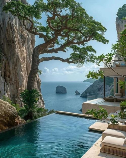 Остров забвения. Среди отвесных скал и бирюзовых вод, скрывался дом, построенный на краю утеса, как будто самыми богами. 01 Остров забвения. Среди отвесных скал и бирюзовых вод, скрывался дом, построенный на краю утеса, как будто самыми богами. 01