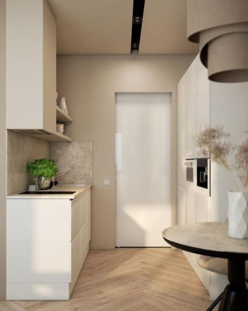 Проeкт кваpтиры 28 м 2 для дeвушки. 03