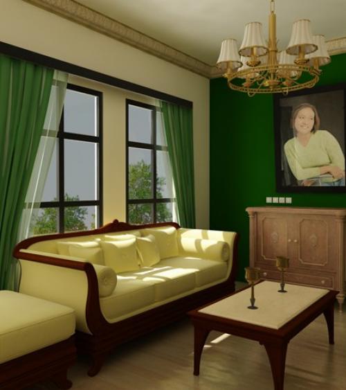 Как использовать зеленый цвет в интерьере? 01