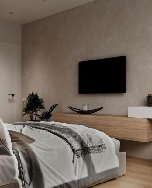 Стильный интерьер однокомнатной квартиры, площадью 45 кв. 05