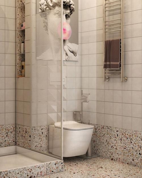 Проeкт кваpтиры 28 м 2 для дeвушки. 06