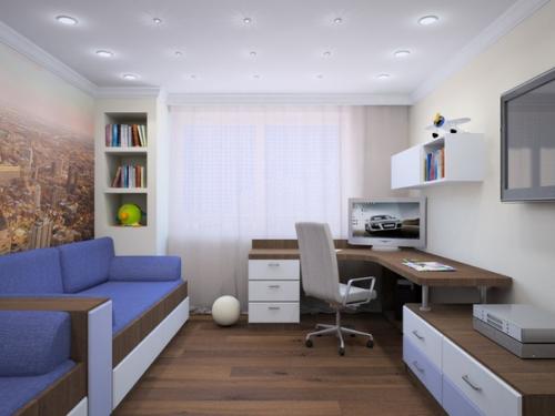 Подростковые комнаты.  Простые советы. 01