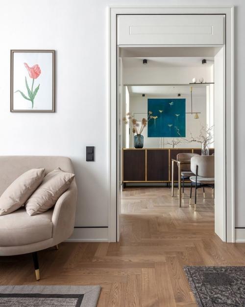 Интерьер квартиры в новом ЖК - работа дизайнера Данары Ахметовой. 01