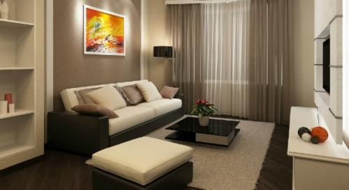 7 простых советов, как сделать однокомнатную квартиру просторнее: 02