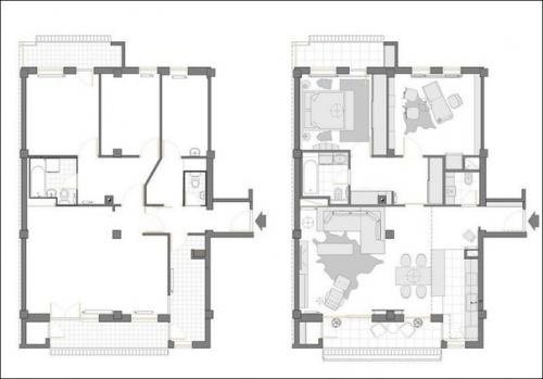 Квартира холостяка в Сербии / Openstudio. 09