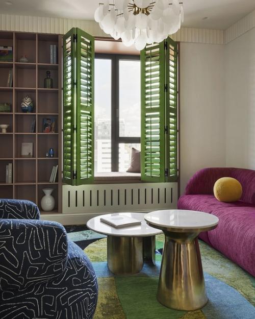 Яркий интерьер квартиры 52, 6 кв. 03