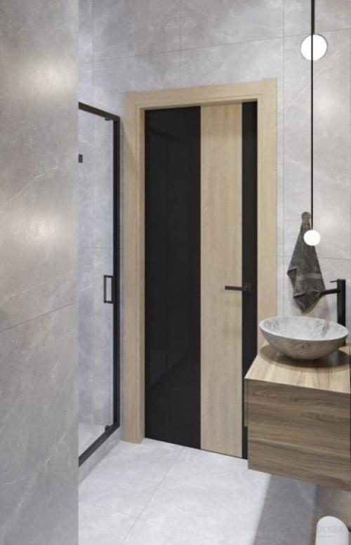 А вот как раз наш пример актуального дизайна санузла в новостройке. 04