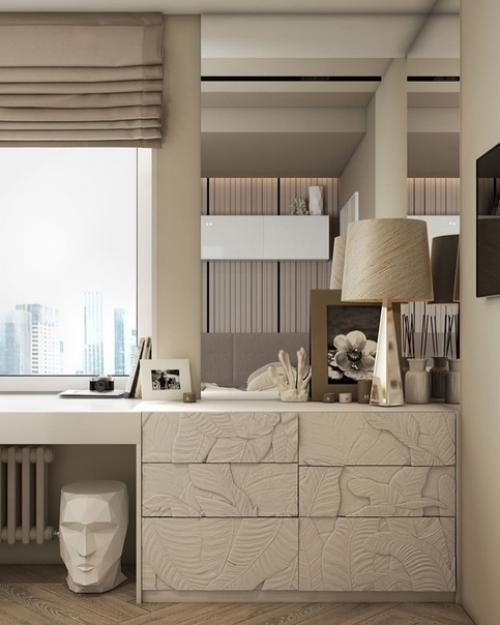 Проeкт кваpтиры 28 м 2 для дeвушки. 02