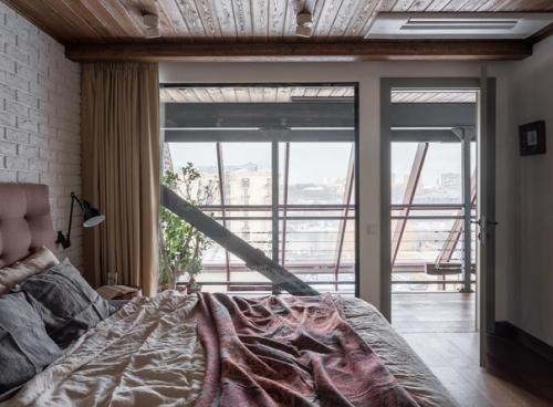 Двухуровневые апартаменты в индустриальном здании Москвы ч. 2. 05