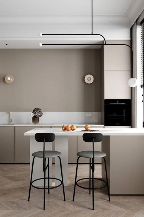 Дизайн - проект студии в стиле современной классики. 04