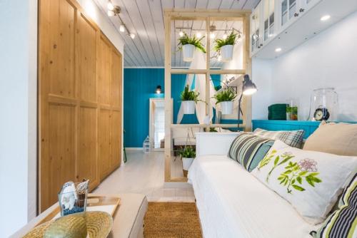 Пример обустройства гостиной - спальни из тв - программы Школа Ремонта. 04