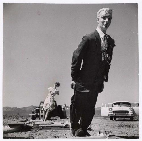 Манекены для ядерных испытаний: жуткие фотографии показывают фальшивый город, заполненный манекенами для испытания ядерного оружия в 1953 году. 06