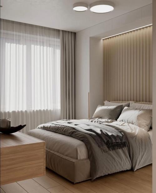 Стильный интерьер однокомнатной квартиры, площадью 45 кв. 03