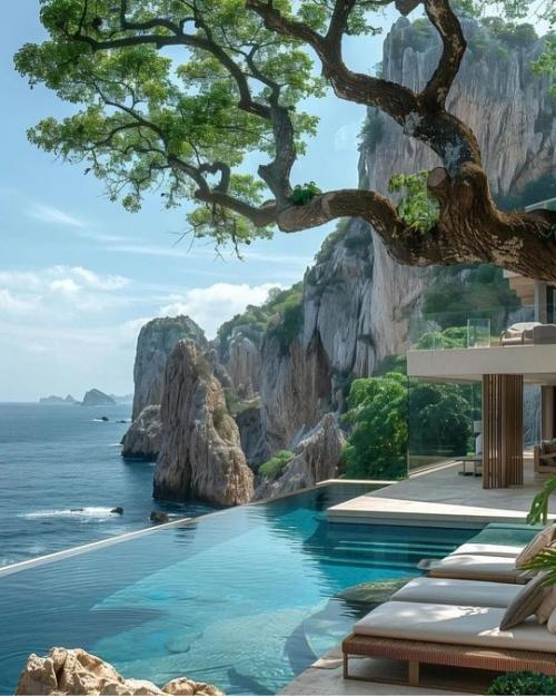 Остров забвения. Среди отвесных скал и бирюзовых вод, скрывался дом, построенный на краю утеса, как будто самыми богами. 03 Остров забвения. Среди отвесных скал и бирюзовых вод, скрывался дом, построенный на краю утеса, как будто самыми богами. 03