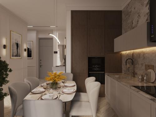 Дизайн интерьера квартиры в ЖК Пушкин. 02