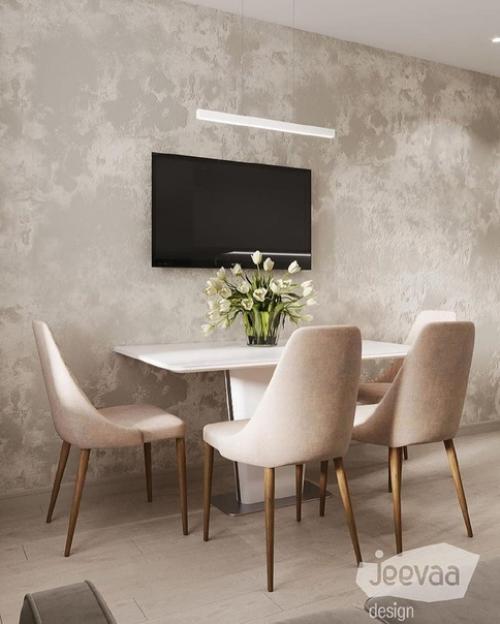 Два варианта обустройства кухни - гостиной. 04