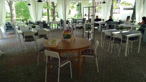 В Бежицком парке Пушкина кафе открылось. 06