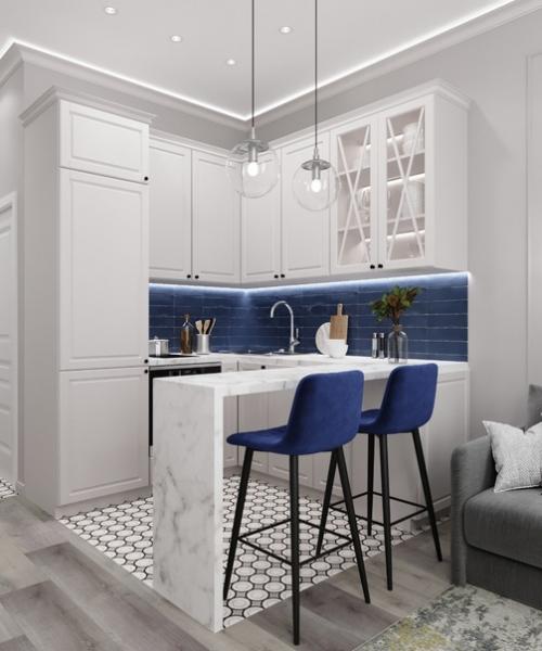 Проект квартиры - студии 30 кв. 01