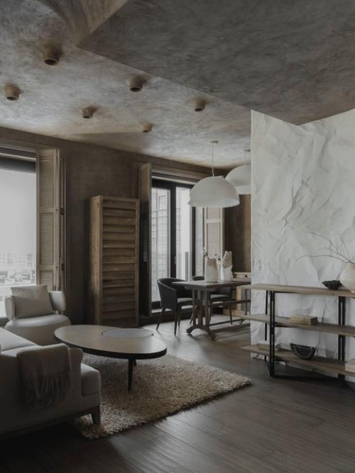 Квартира в стиле ваби - саби в Екатеринбурге. 02