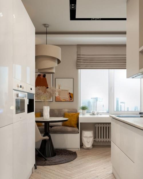 Проeкт кваpтиры 28 м 2 для дeвушки.
