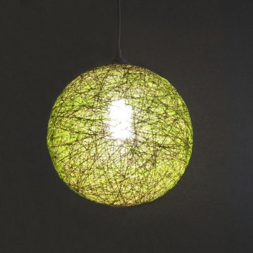 Как сделать абажур из ниток. 09