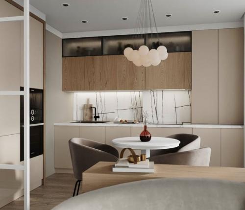 Лаконичный проект небольшой квартиры. 01