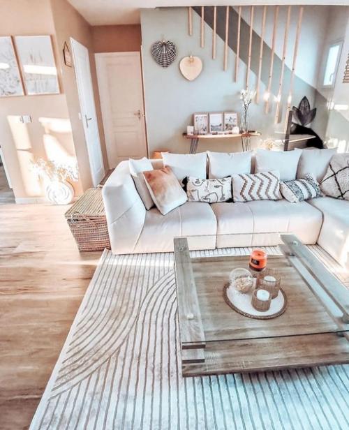 Приятный скандинавский интерьер загородного дома. 02