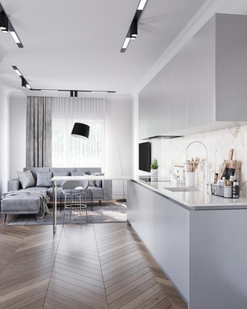 Всем привет.  Вот еще один из моих проектов 3D-визуализации интерьера. 01