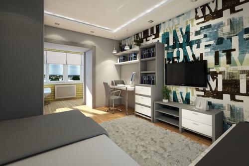 Подростковые комнаты.  Простые советы. 08