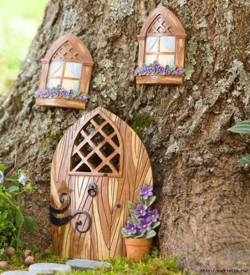 Миниатюрные скульптуры для волшебного сада. 01