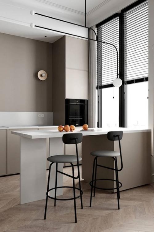 Дизайн - проект студии в стиле современной классики. 03