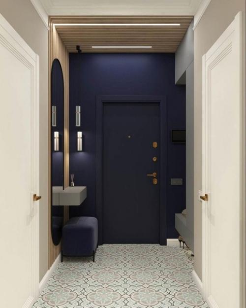 Стильный вариант обустройства квартиры в современном стиле. 01