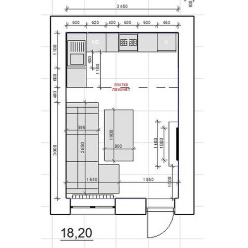 Пятничный разбор ответнавопросdesclub. Скажите, пожалуйста, как решить проблему размещения холодильника в кухне и его открывания? 01