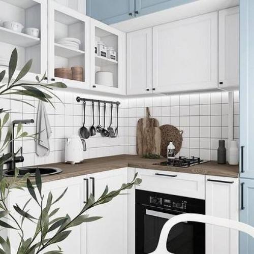 В дизайне этой кухни 5 кв. 01