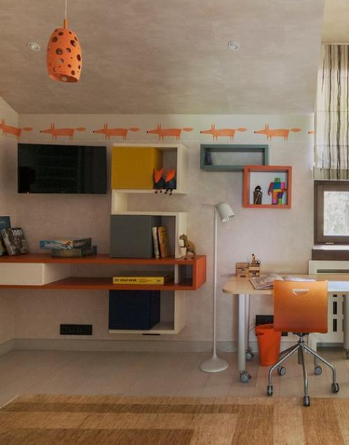 Детская зона в подмосковном доме, 130 м? 06