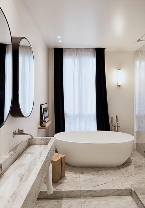 Неувядаемая классика: благородные тона в интерьере апартаментов в Париже. 06