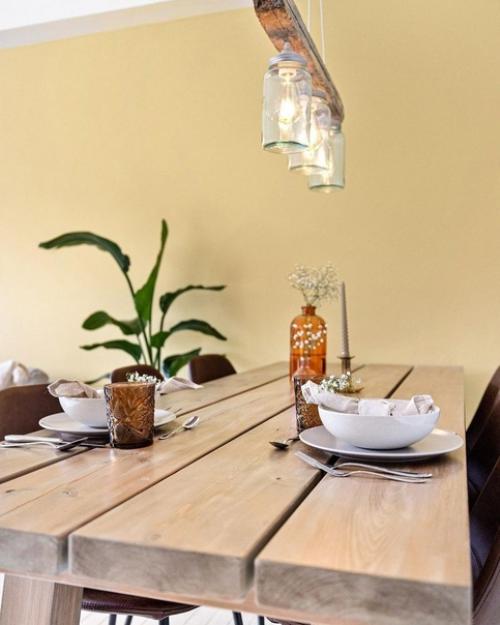 Позитивная скандинавская гостиная в желтом цвете. 04