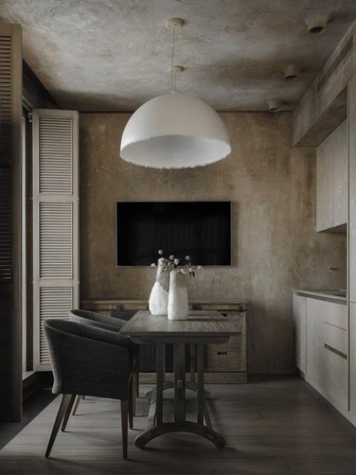 Квартира в стиле ваби - саби в Екатеринбурге. 01