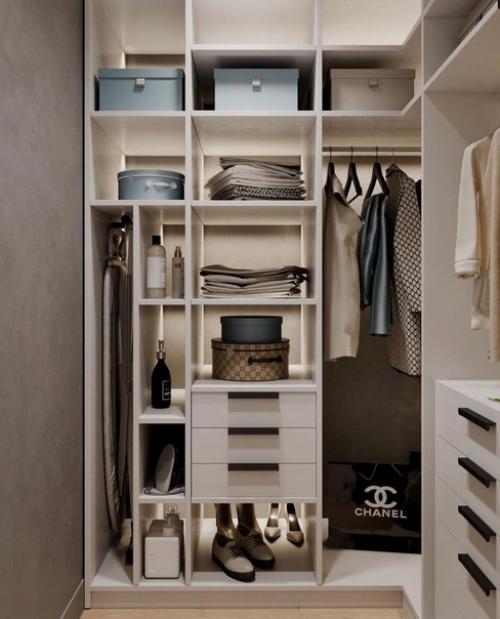 Стильный интерьер однокомнатной квартиры, площадью 45 кв. 08