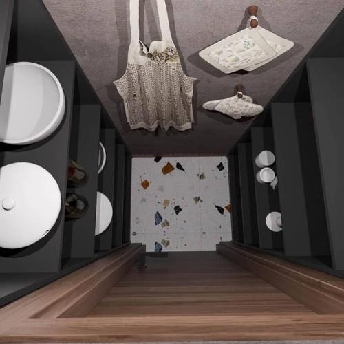 Интерьер 2 х - комнатной квартиры в тёмных тонах. 02