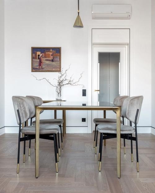 Интерьер квартиры в новом ЖК - работа дизайнера Данары Ахметовой. 02