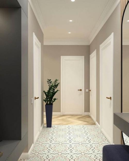 Стильный вариант обустройства квартиры в современном стиле. 05