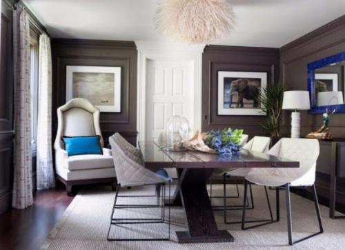 Темные стены в интерьере: где применить и как оформить. 08