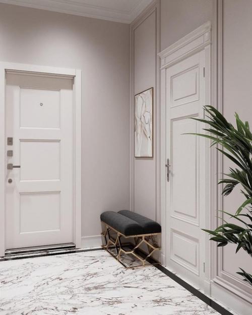 Шикарный интерьер прихожей. 04