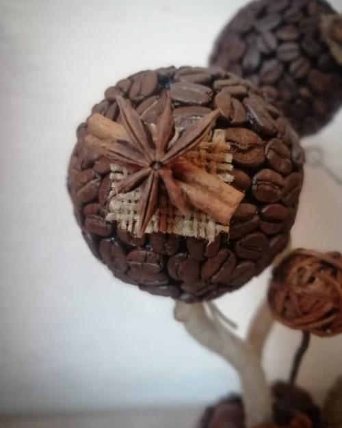 Топиарий Кофейное Утросочетает в себе аромат кофе, бадьяна, корицы. 02